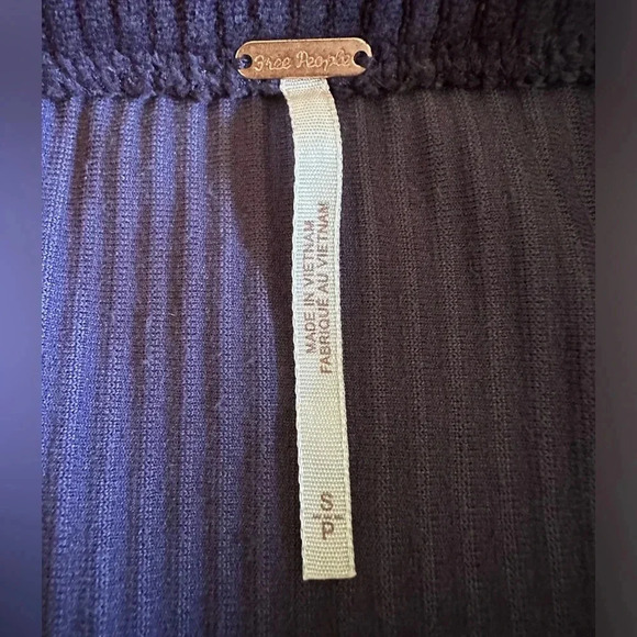 Free People Helen Ribbed Tube Midi Skirt—Purple—Size Small - Picture 6 of 8